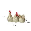 GALLINAS POLIRESINA 24X11X16CM