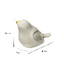 PALOMA BLANCA PORCELANA 13X7X8CM