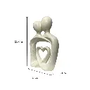 ABRAZO ETERNO/BLANCO POLIRESINA REF:ES28733 17X7X25CM