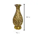 FLORERO METALICO DORADO REF:ES28806/82027 20X41CM