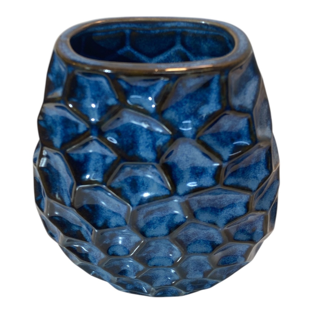 FLORERO CERAMICA IRIS LAZULI 21CM