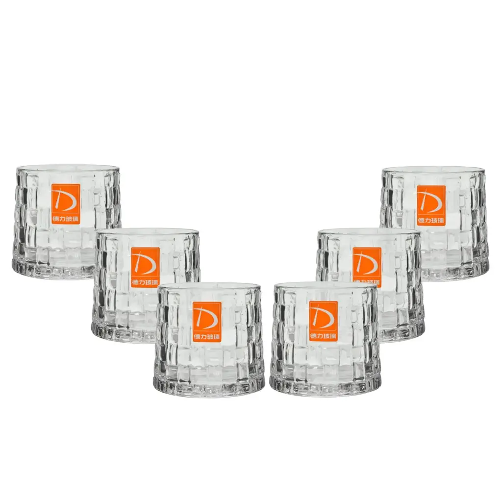 VASO WHISKY DE VIDRIO GIRATORIO SETX6PZ. REF:P100706A/6CB/TKB512D 177.4ML