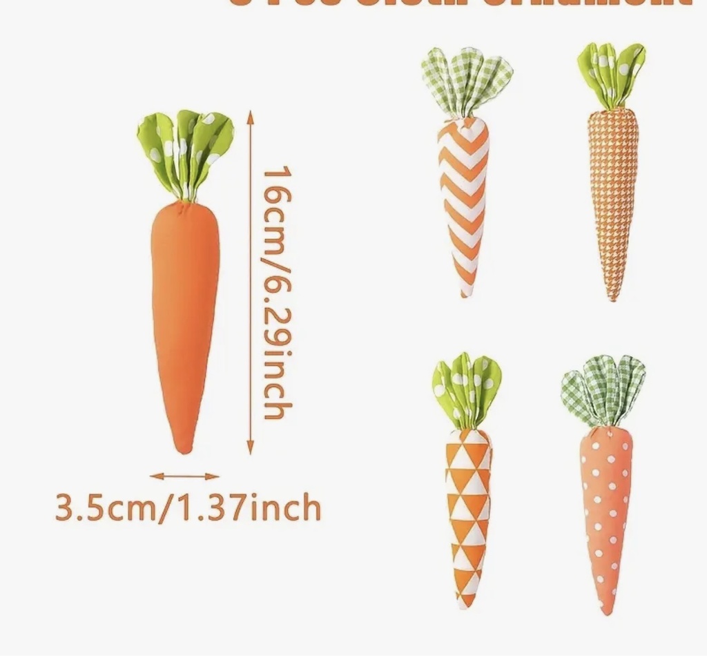 ZANAHORIA DECO EASTER 3.5*16.5CM