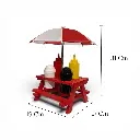 SET DE ENVASES P/MAYONESA Y CONDIMENTOS REF:BBQ23-7301C 19X17X31CM