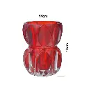 FLORERO DE VIDRIO ROJO REF:ES27862 