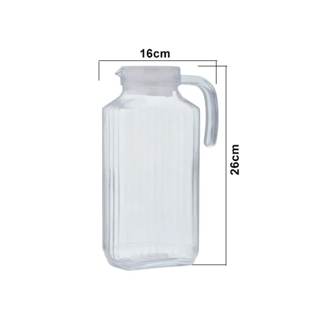 JARRA DE VIDRIO C/TAPA REF:SAN5613 1.9LT