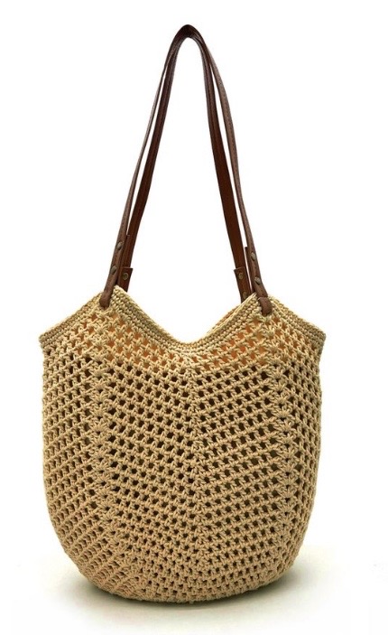 CARTERA DE PLAYA TEJIDA 