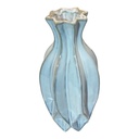 FLORERO CERAMICA MARA CREMA 24CM
