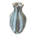 FLORERO CERAMICA MARA CREMA 17CM