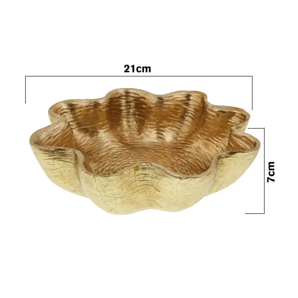 BANDEJA DORADA POLIRESINA REF:ES28694 20X6.5CM