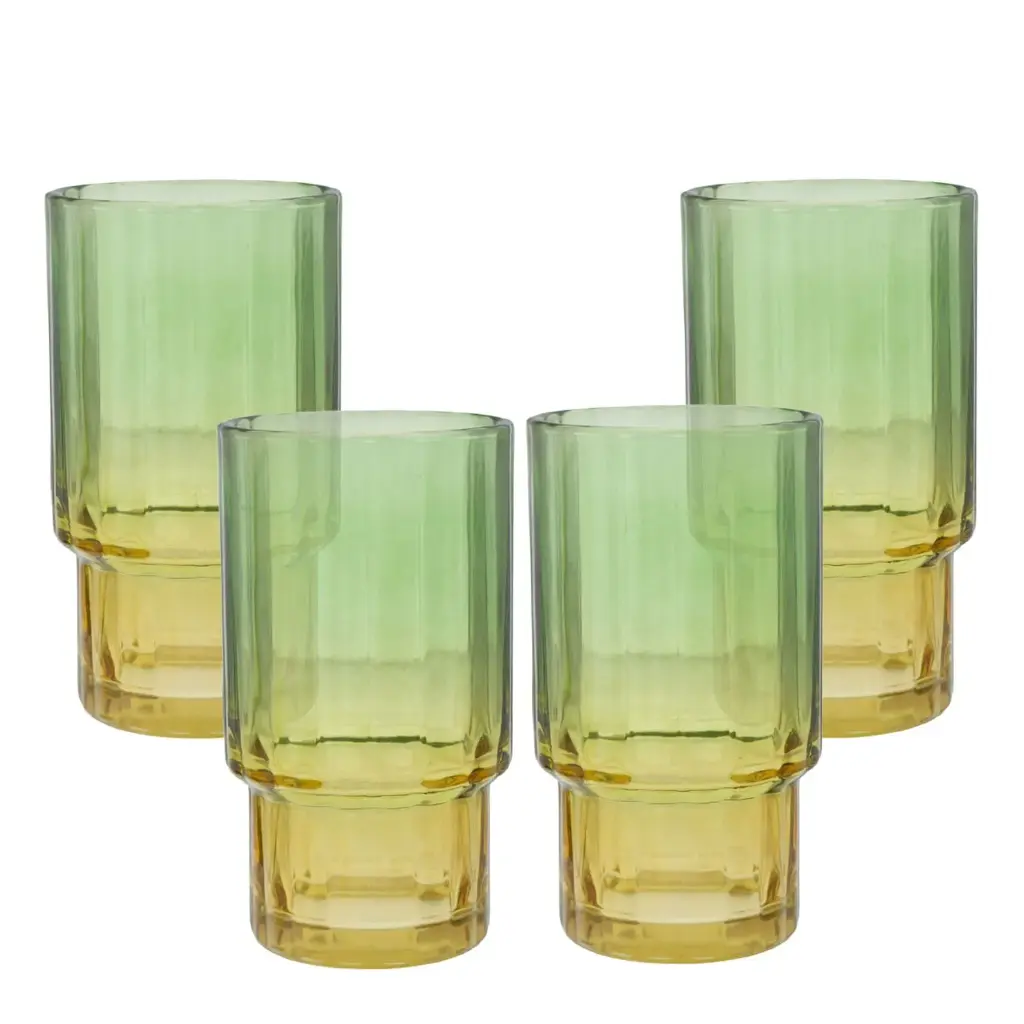 JARRA C/VASO VIDRIO SETX5PZ. REF:SAN5630 16X23CM Y 7X12CM