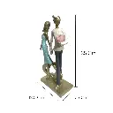 FIGURA DECOR AMOR, POLIRESINA REF:ES28715 12.5X7.5X25CM