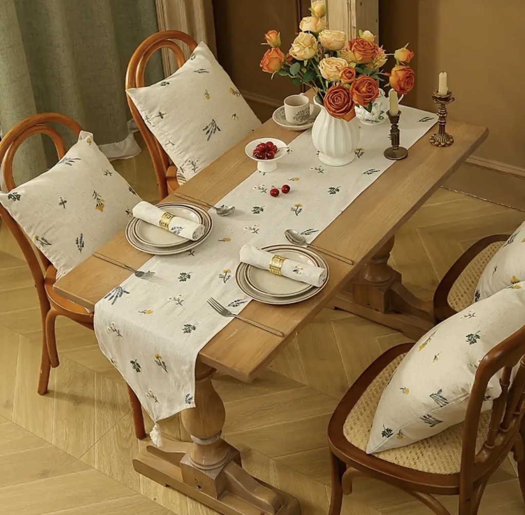 CAMINO DE MESA DE LINO 28X180CM