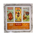 CUADRO MADERA PARA BAR 43X43CM