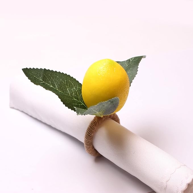 ARO DE SERVILLETA DE LIMON X 4UN. 10CM