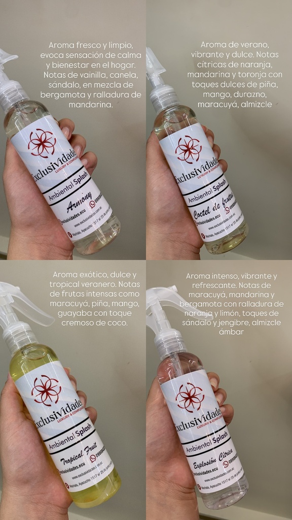 ESENCIA AMBIENTAL EXCLUSIVIDADES 200ML