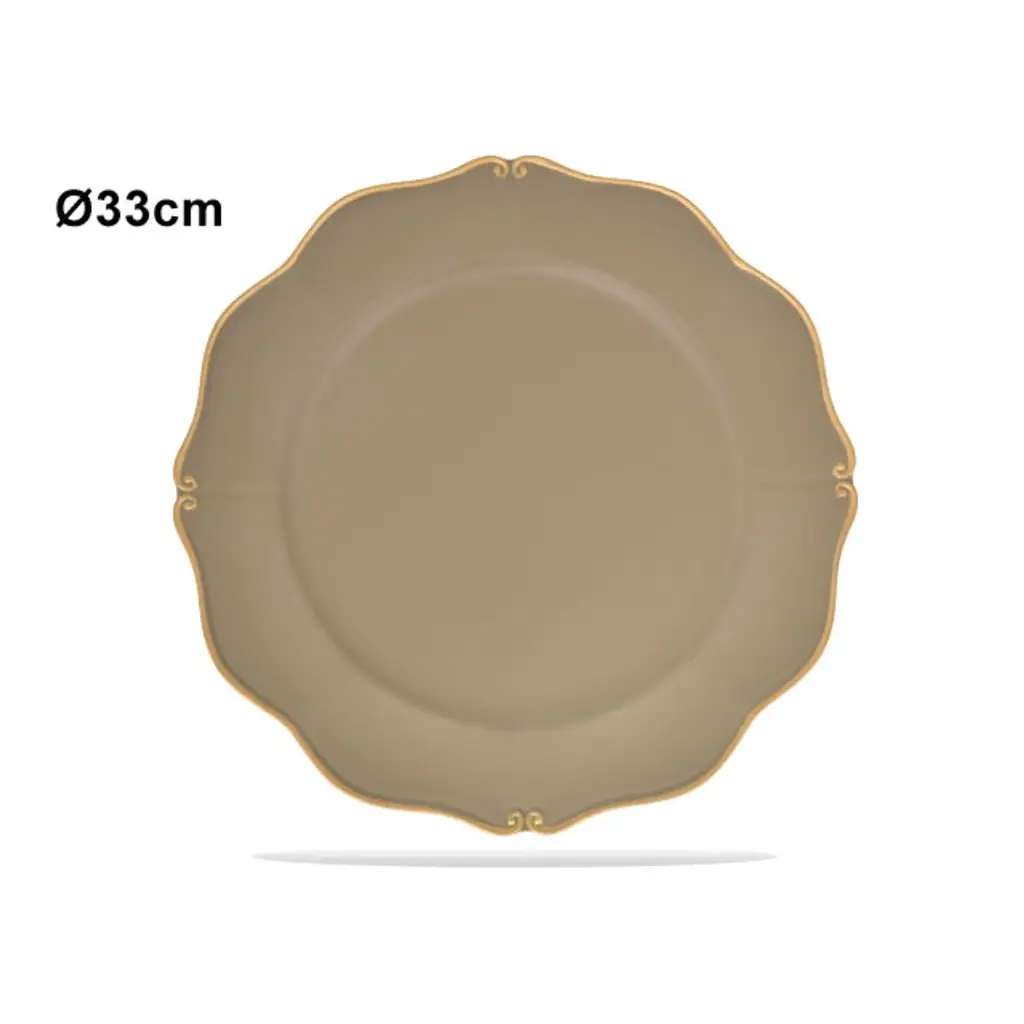 PLATO BASE PLAST. TRANSPARENTE REF:PP7533PW5M-1 32CM