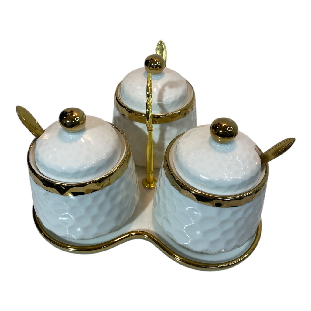 SET DE RECIPIENTES DE CERAMICA 7PCS. 