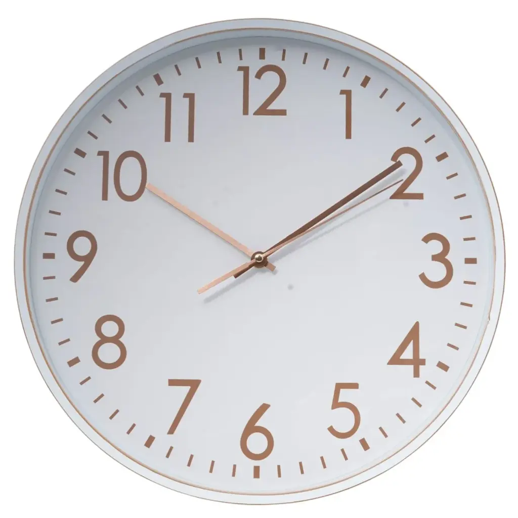 RELOJ DE PARED BLANCO/NEGRO REF:BR-8121-1B/2B 40CM 