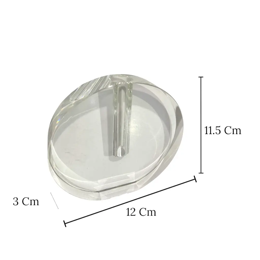 FLORERO DE VIDRIO MODA UNIFLOR REF:HM1041 16X3X15.5CM