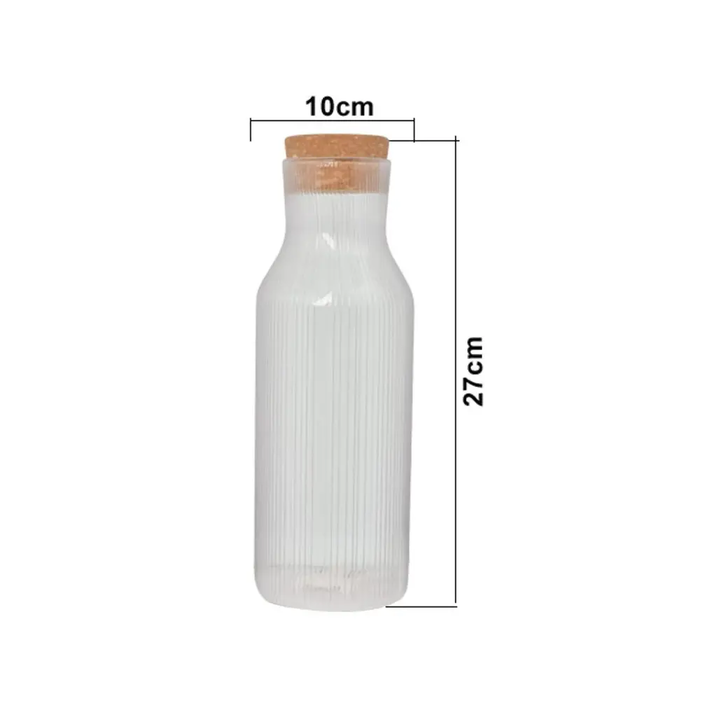 BOTELLA DE VIDRIO TAPA/CORCHO REF:B70092L-100 900ML