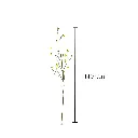 RAMA ARTF. CON HOJAS 140CM