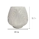 MACETA DE CERAMICA LINEAS 14X15CM