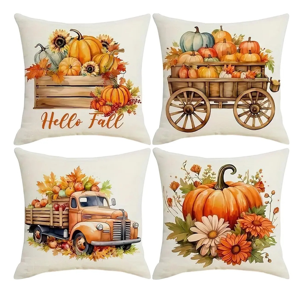 1 FORRO COJIN THANKSGIVING 45X45CM 