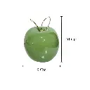 Manzana Decorativa de Cerámica Premium, estilo Glam. 9x10cm