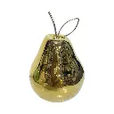 Pera Decorativa de Cerámica Premium, estilo Glam. 9x13cm