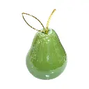 Pera Decorativa de Cerámica Premium, estilo Glam. 7.5x12cm