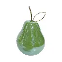 Pera Decorativa de Cerámica Premium, estilo Glam. 9x16cm 