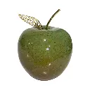 Manzana Decorativa de Cerámica Premium, estilo Glam. 9x10 Cm.