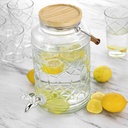 DISPENSADOR DE BEBIDAS/VIDRIO REF:DSP1285 18X16X25CM 3.5LT.