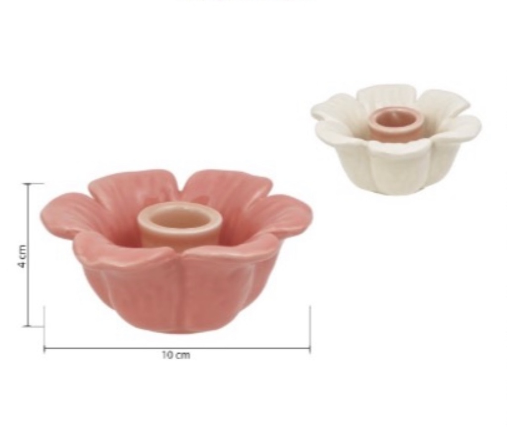 CANDELABRO FLOR REF:TGC20022 10.3X4.5CM
