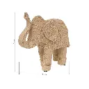 Figura Decorativa Elefante de Resina Étnico - Estilo Mandala y Textura Natural, Ref:TG173411 