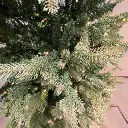 Árbol de Navidad Pre-iluminado Artificial Luces LED Cálida, dos tipos de rama remachado 240cm  