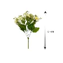 Flor artificial de cerezo, tela y pvc, 33cm 