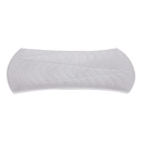 BANDEJA DE PORCELANA BLANCA VINTAGE 37X17CM