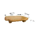 Base de Madera Natural, porta bocadito. 42x30x7.5cm