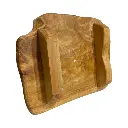 Base de Madera Natural, porta bocadito. 42x30x7.5cm
