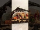 Nacimiento con Palmera, luz y musical USB. 31x9x21cm