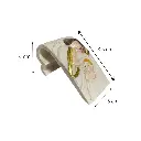 Cofre Recuerdo, Resina. Ref:81711021 Ø6.5cm x 4cm