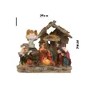 Nacimiento con luz, polirresina. REF:GS-108497-1 (27x11x25cm)