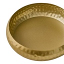 MACETA METALICA DORADA 20X6CM
