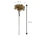 Flor Navideña Ponsetia Champagne destellos. Ref:ES29412. (Ø18cm x 50cm)