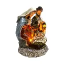 Sagrada Familia poliresina con musica y luz led, USB Ref:ES29004  (22x16x27cm)