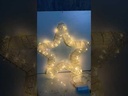 Estrella con 100 micro led, cálida de 8 funciones. Ref:AL-2026S001WW (40x40cm)
