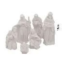 Nacimiento de Cerámica con luz, 6pcs. Ref:AYL2019018-34 S/6. (15cm)