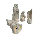 Nacimiento de Cerámica con luz, 6pcs. Ref:AYL2019018-34 S/6. (15cm)